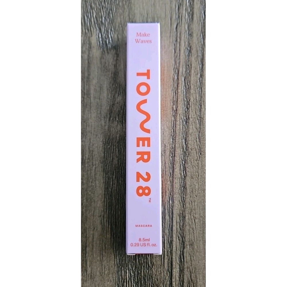 Tower 28 MakeWaves Mascara In JET Black 0.29oz New